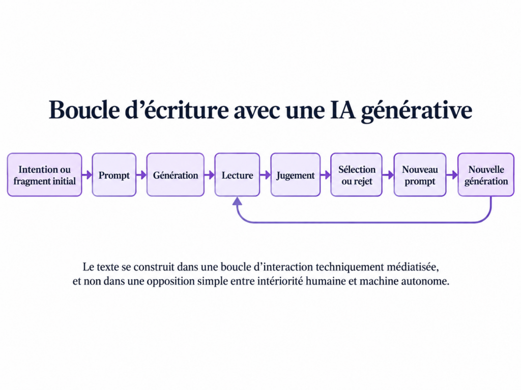 Boucle d'écriture avec IA générative